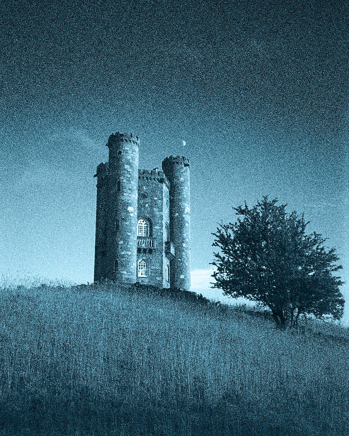 Broadway Tower Lith Print #1 Photograph by Anne Thurston