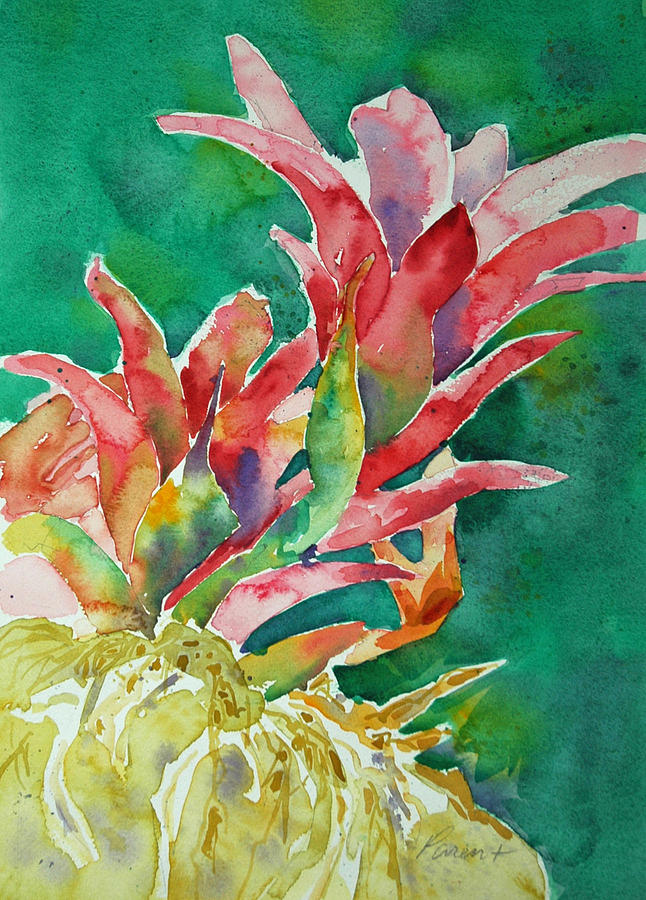 Bromeliad #1 Painting by Roger Parent