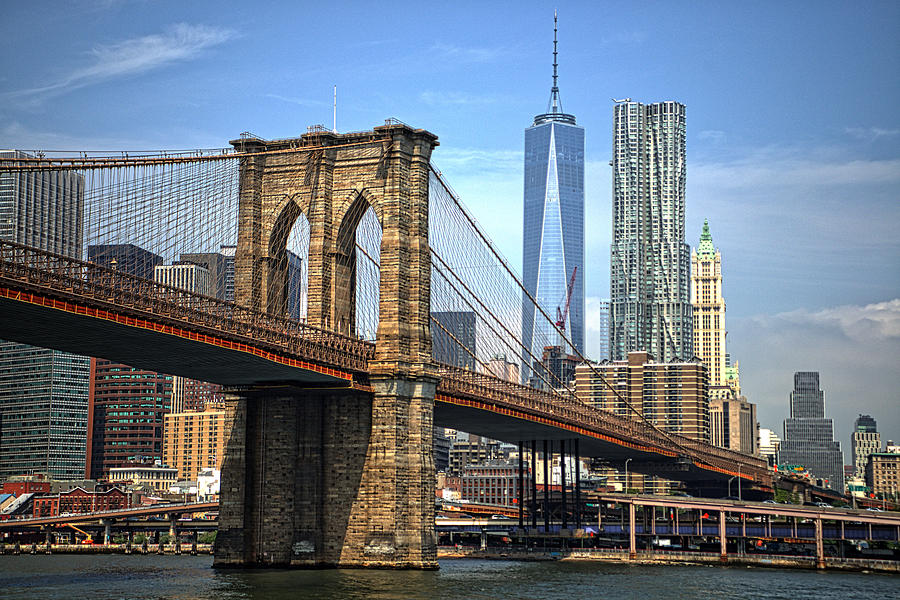 Brooklyn Bridge #1 Photograph by Prince Andre Faubert