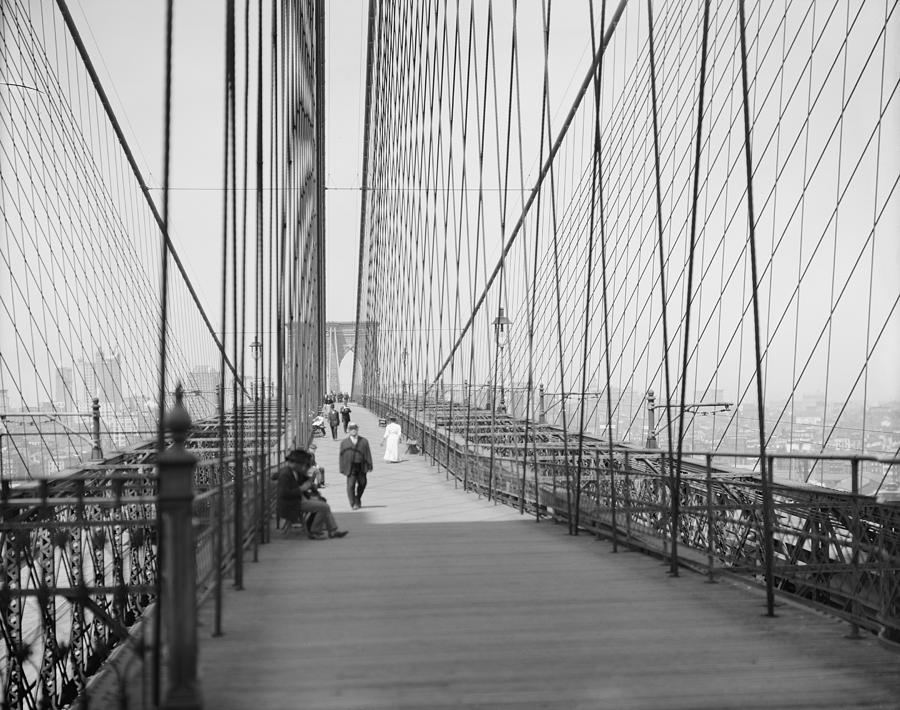 Brooklyn Bridge, C1912 #1 Photograph by Granger