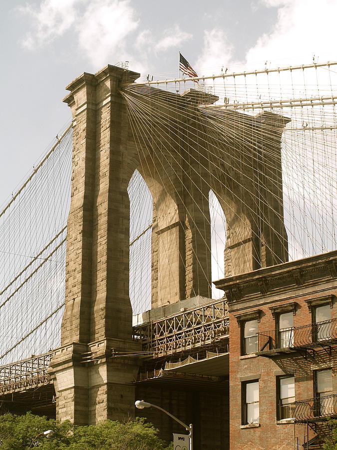 Brooklyn Bridge #1 Photograph by Roseann Errigo