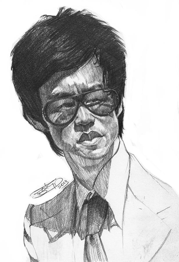 Bruce Lee Drawing by Sri Priyatham | Fine Art America