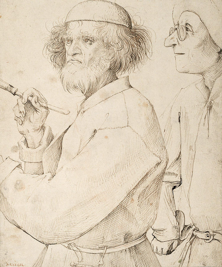 Bruegel Painter, 1565 #1 Drawing by Granger