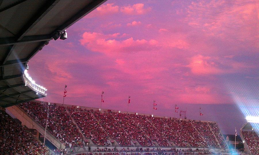 Bryant-Denny Painted Sky Photograph by Kenny Glover