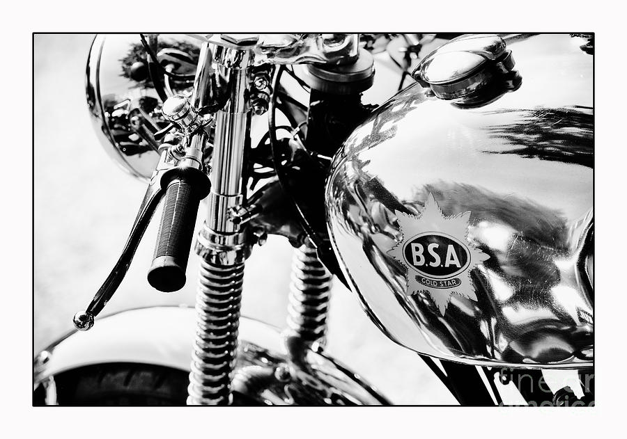 BSA Cafe Racer Detail Photograph by Tim Gainey