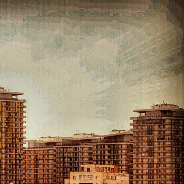 Abstract Photograph - #bucharest #skyline #asmitagardens #1 by Vaivoda Vlad