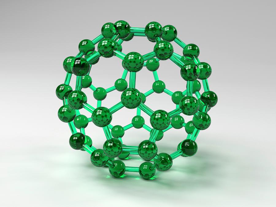 Buckminsterfullerene Molecule #1 Photograph by Indigo Molecular Images/science Photo Library