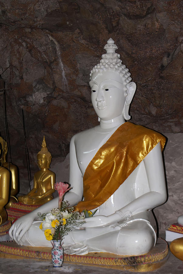Buddha at Khao Bandai It Caves #1 Digital Art by Carol Ailles