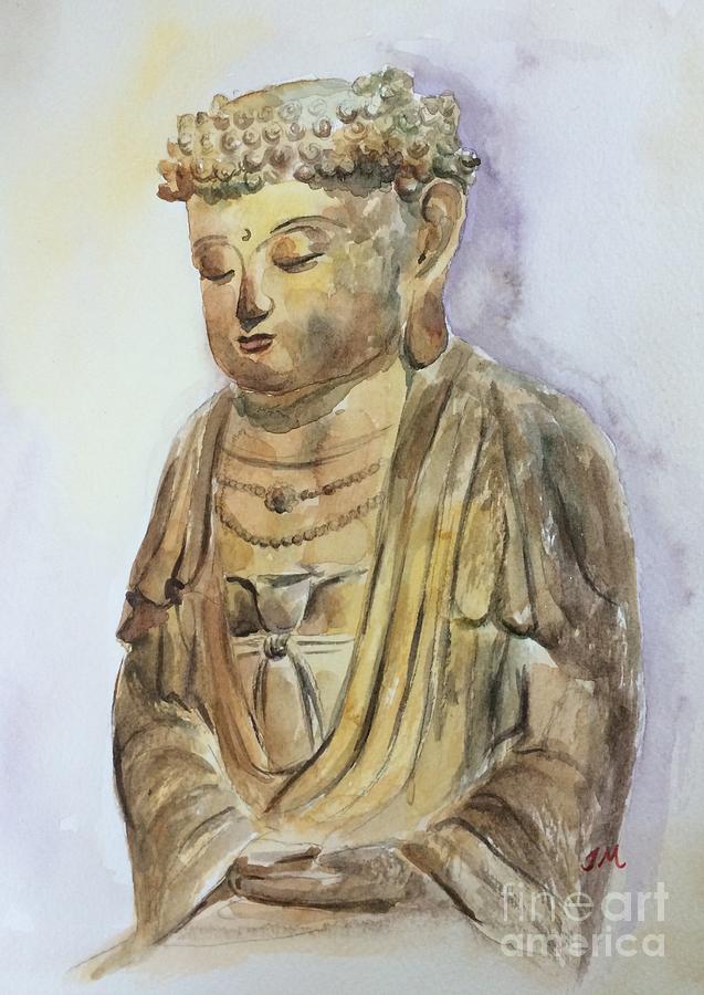 Buddha #1 Painting by Jieming Wang