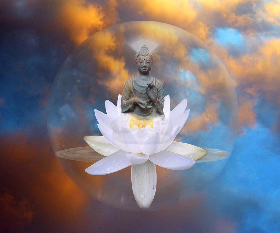 Buddha Meditation Digital Art by Gill Piper - Fine Art America