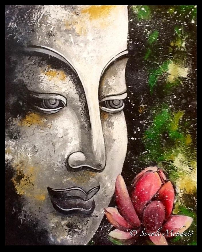 Buddha Painting - Buddha #1 by Sonali Mohanty