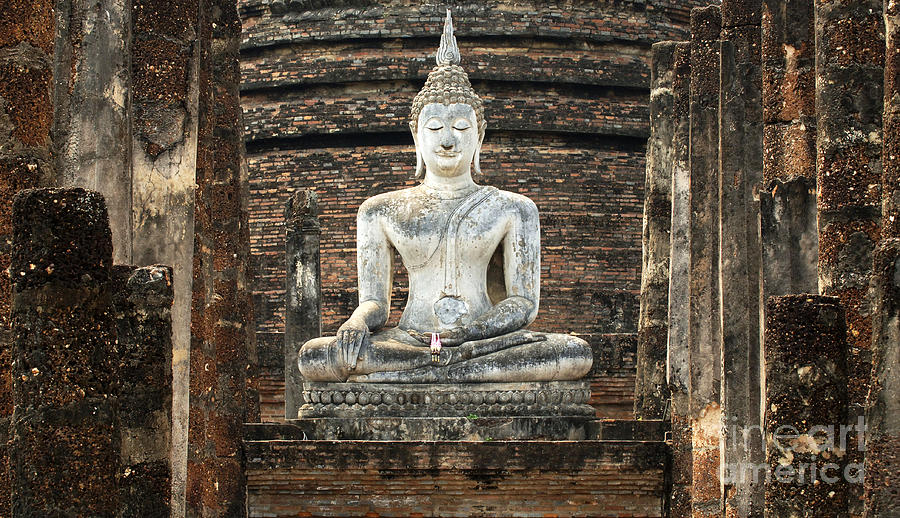 Buddha Sukhothai Thailand 2 #2 Photograph by Bob Christopher