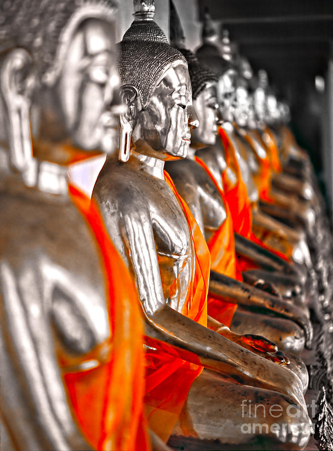 Buddhas #1 Photograph by Luciano Mortula