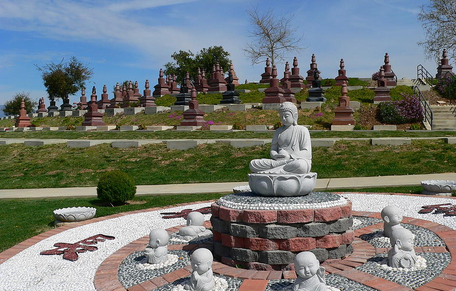 Buddhist Memorial Columbarium #1 Photograph by Jeff Lowe