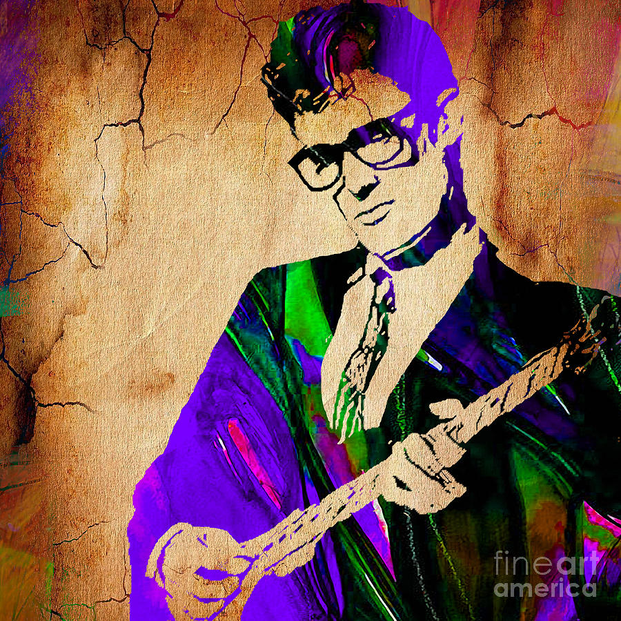 Buddy Holly Mixed Media - Buddy Holly Collection #1 by Marvin Blaine
