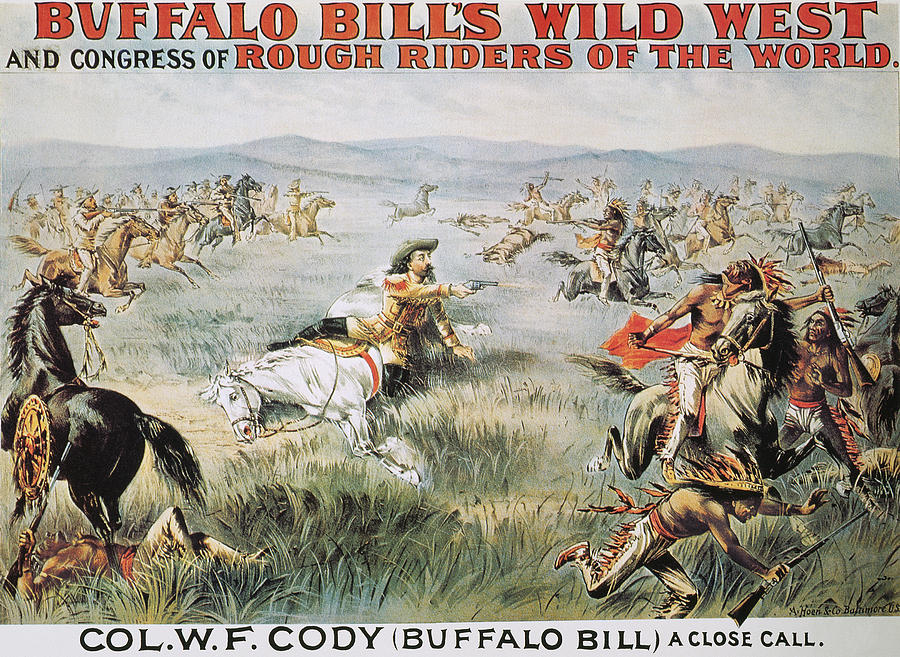 Buffalo Bill Poster, 1894 Painting by Granger - Fine Art America