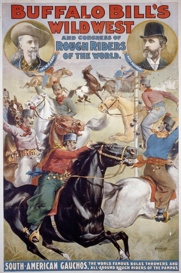 Buffalo Bill Poster, C1899 Painting by Granger