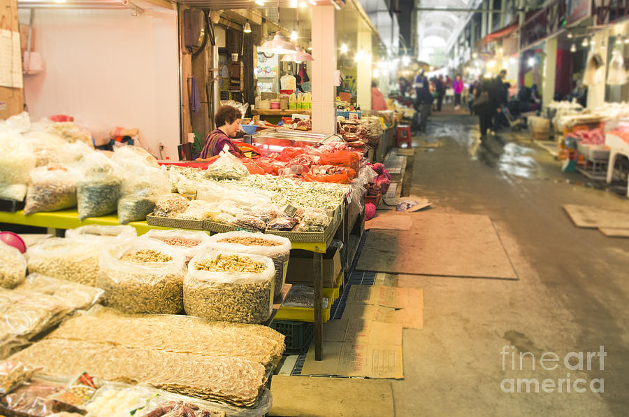 Local Photograph - Bujeon market in Busan #1 by Tuimages  