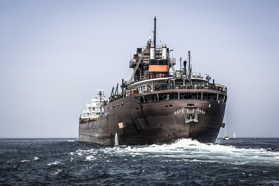 Bulk Freighter #1 Photograph by Chris Smith