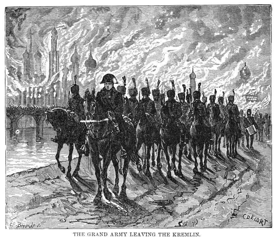 Burning Of Moscow, C1894 #1 Painting by Granger