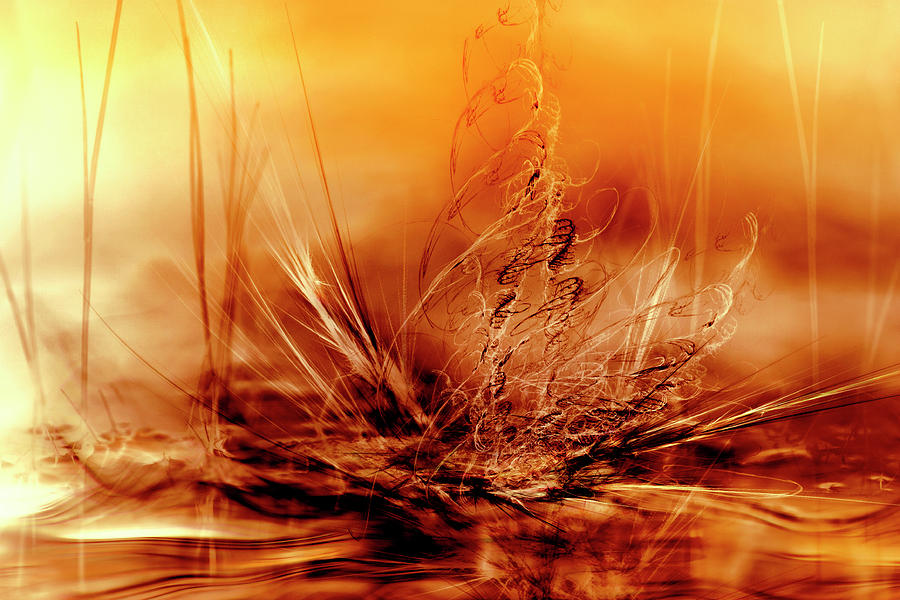 Fantasy Photograph - Burning Water #1 by Willy Marthinussen