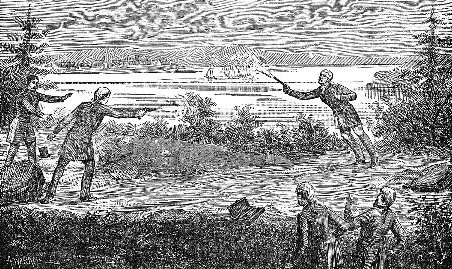 Burr-hamilton Duel, 1804 #1 Photograph by Science Source