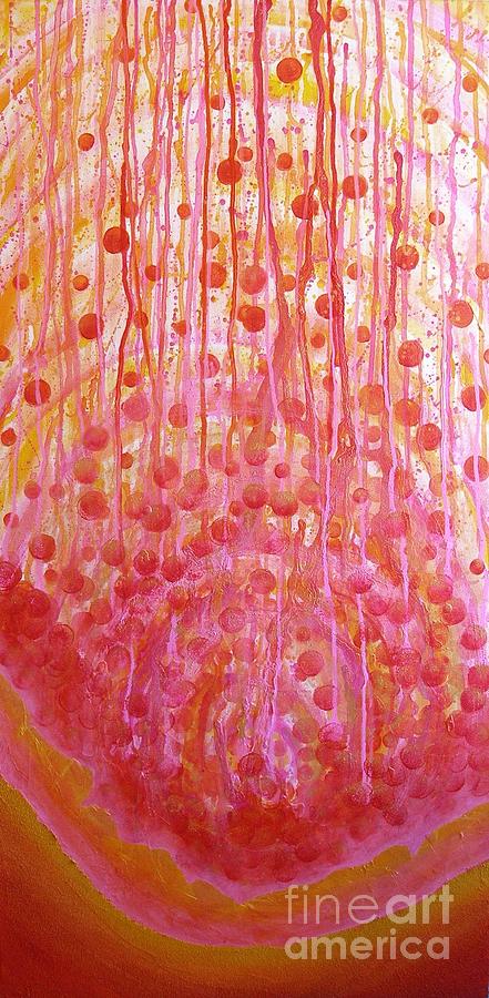 Layers Painting - Bursting With Love by Marcella Alexandria