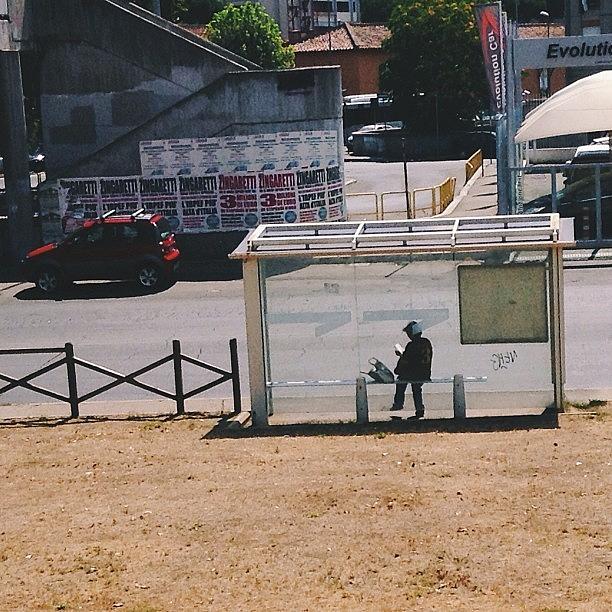 Bus Stop #1 Photograph by Sandu Ionut
