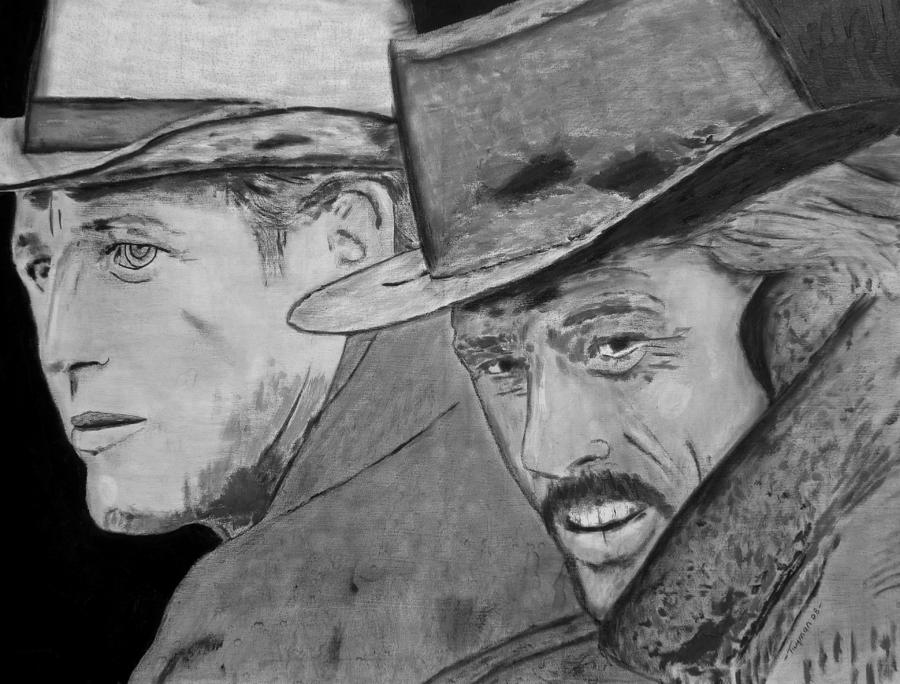Butch Cassidy and the Sundance Kid #1 Drawing by Dan Twyman