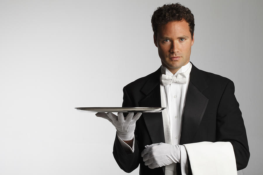 Butler or Waiter #1 Photograph by Dny59 Butler or Waiter #1 Photograph by Dny59