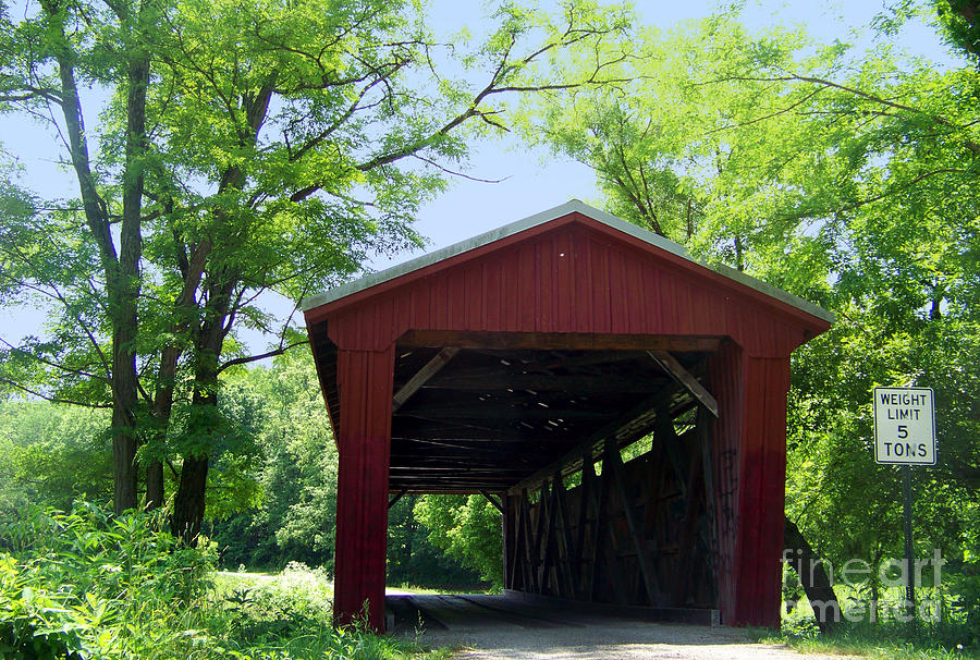Byer Covered Bridge #1 Photograph by Charles Robinson