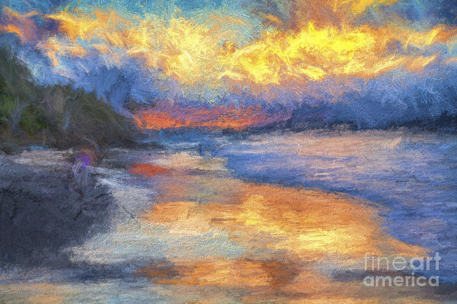 Byron Bay sunset #2 Photograph by Sheila Smart Fine Art Photography