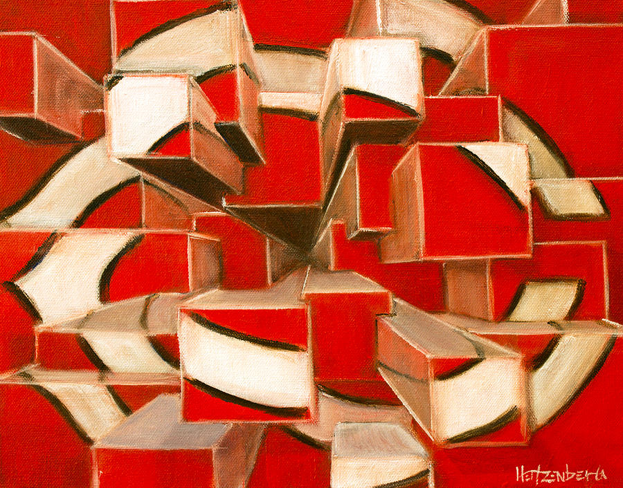 Cincinnati Reds Painting - C-Squared by Josh Hertzenberg