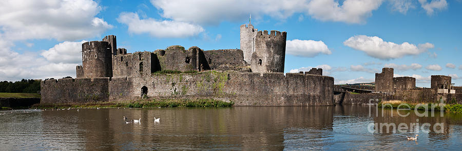 Caerphilly Castle #1 Photograph by Steve Purnell