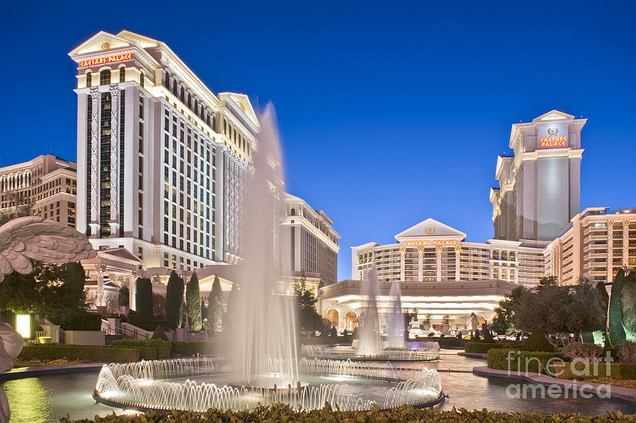 Caesars Palace Hotel Resort Las Vegas Nevada Photograph by David Zanzinger