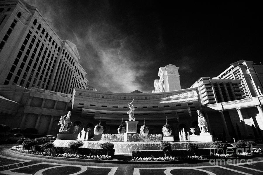 Las Vegas Photograph - caesars palace luxury hotel and casino Las Vegas Nevada USA #1 by Joe Fox