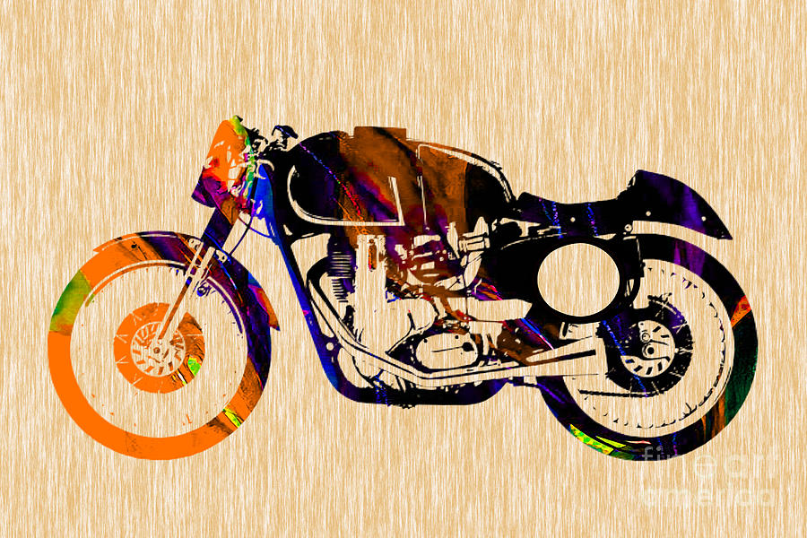 Cafe Racer #1 Mixed Media by Marvin Blaine