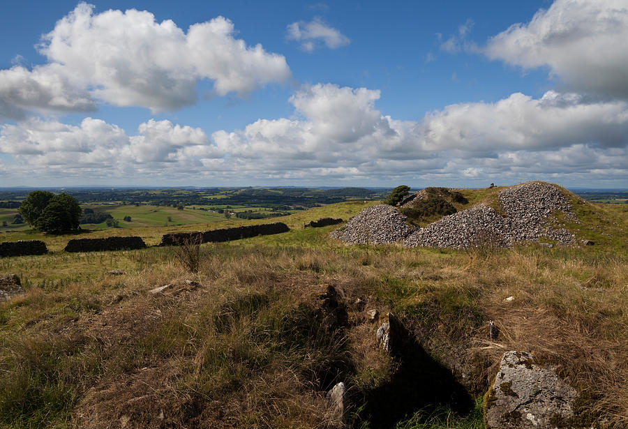Farm Photograph - Cairn D On Carbane West, Loughcrew #1 by Panoramic Images