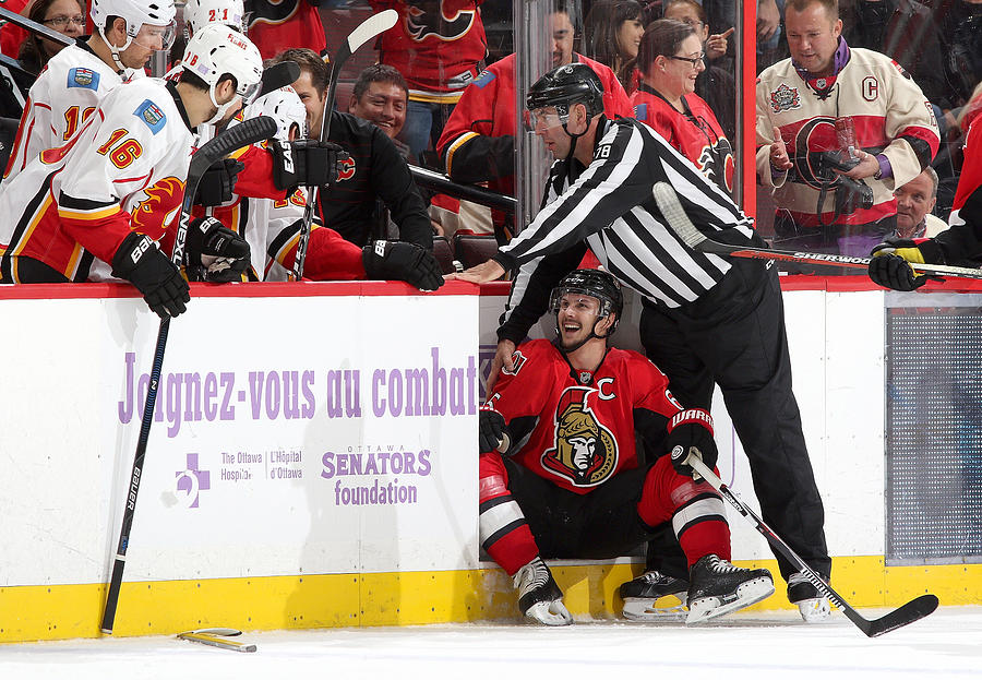 Calgary Flames v Ottawa Senators #1 Photograph by Jana Chytilova/Freestyle Photo