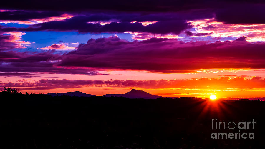 Camels Hump sunset.  #2 Photograph by New England Photography