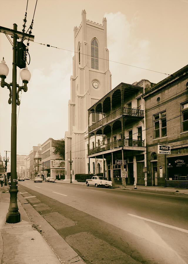 New Orleans Photograph - Camp Street in New Orleans 1963 #1 by Mountain Dreams