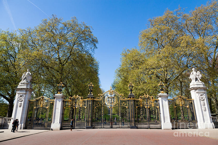 Canada Gate entrance to Green park London. #1 Photograph by Peter Noyce