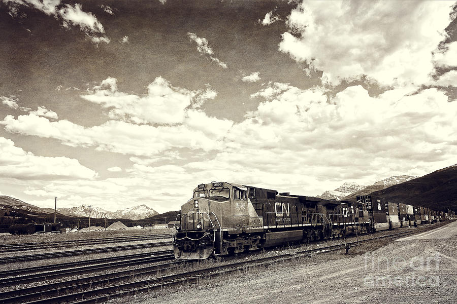 Banff National Park Photograph - Canada Rail #1 by Ivy Ho