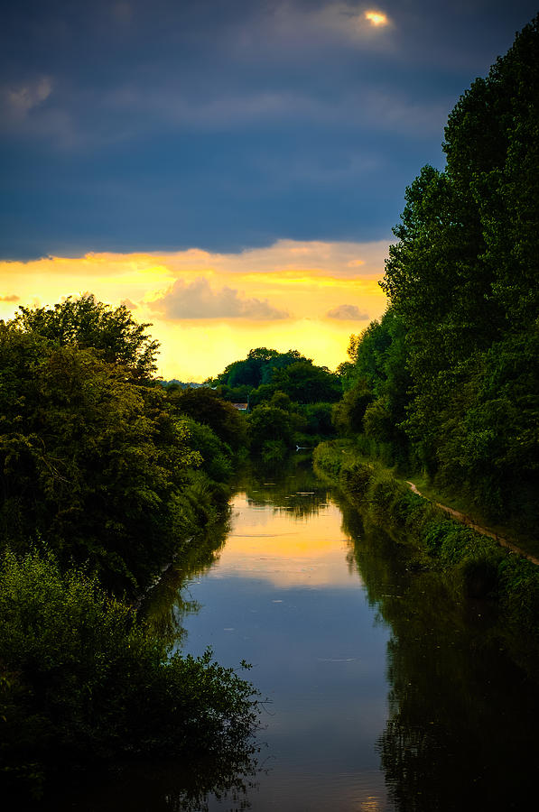 Canal Sunset #1 Photograph by Mark Llewellyn