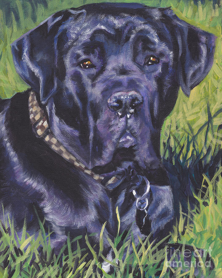Cane Corso #2 Painting by Lee Ann Shepard