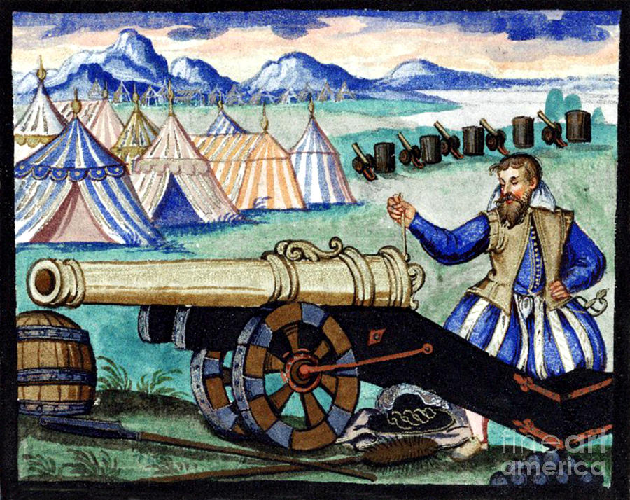 Cannon, Field Artillery, 1607 #1 Photograph by Folger Shakespeare Library