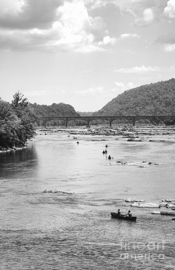 Canoeing at Harpers Ferry #1 Photograph by William Kuta