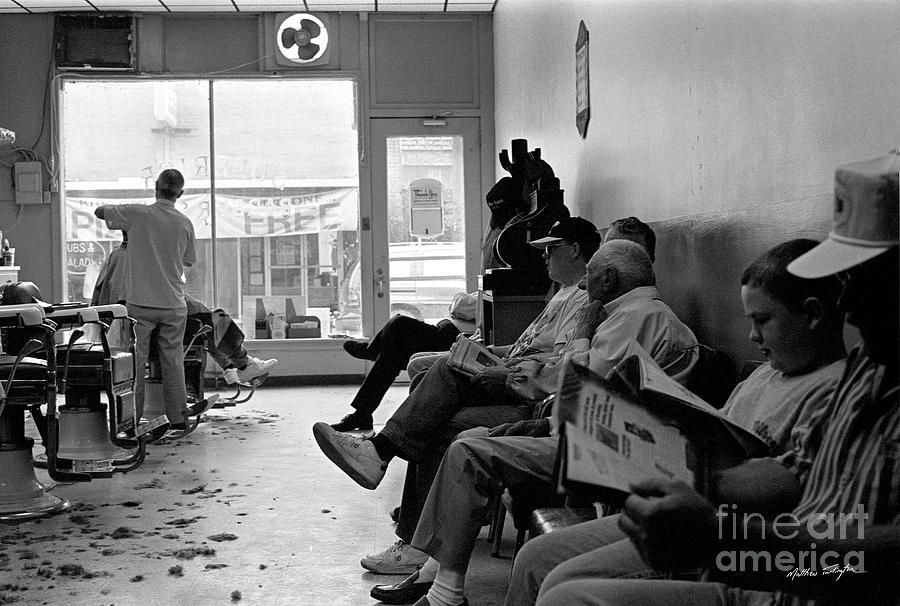 Canton Barber Shop 1997 #1 Photograph by Matthew Turlington