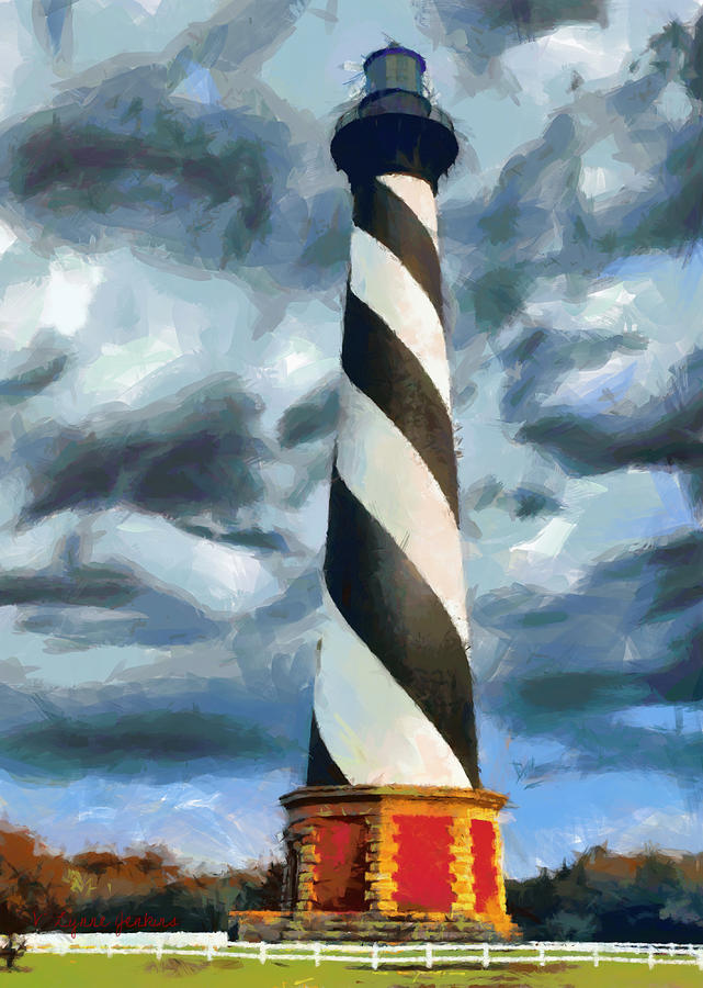 Cape Hatteras Lighthouse #1 Painting by Lynne Jenkins