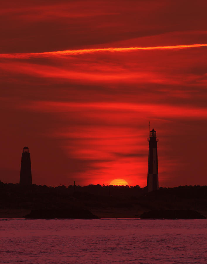Landscape Photograph - Cape Henry Lighthouses #1 by Pete Federico Landscape Photograph - Cape Henry Lighthouses #1 by Pete Federico
